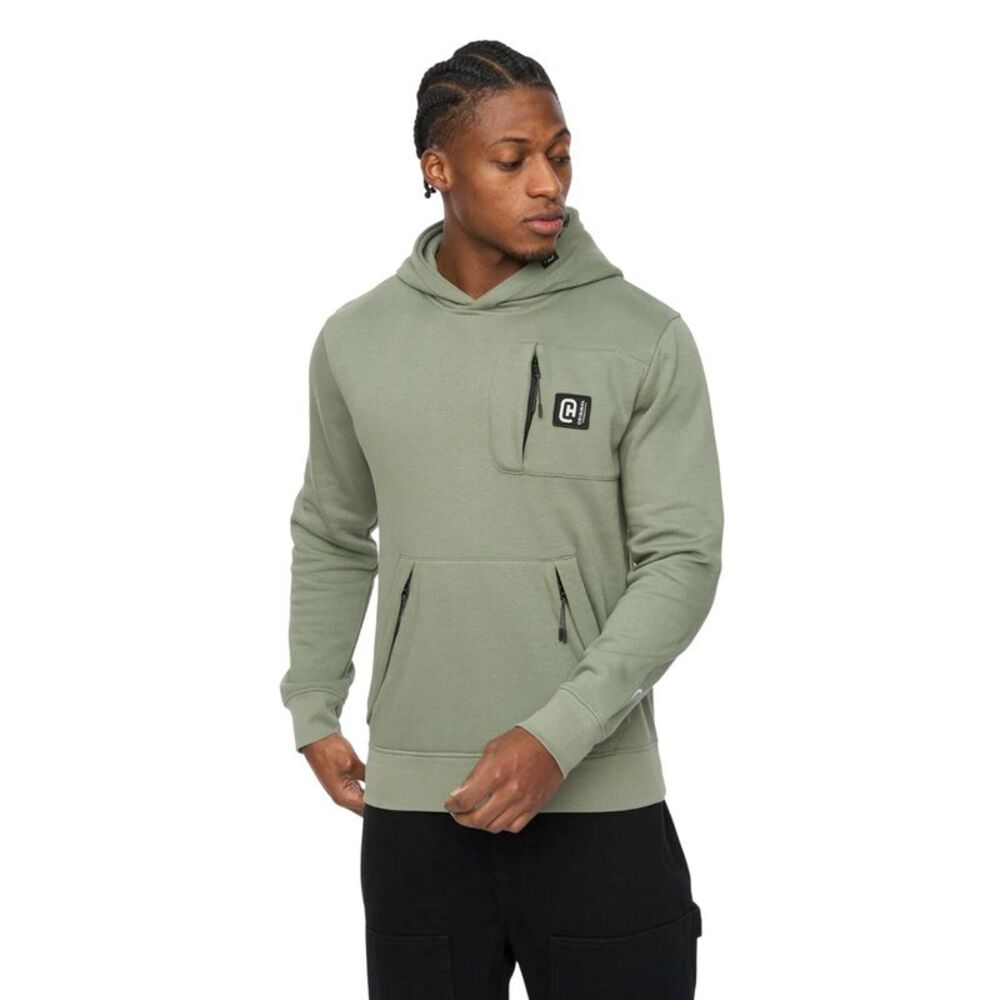 Crosshatch Mens Portville Hoodie / Olive